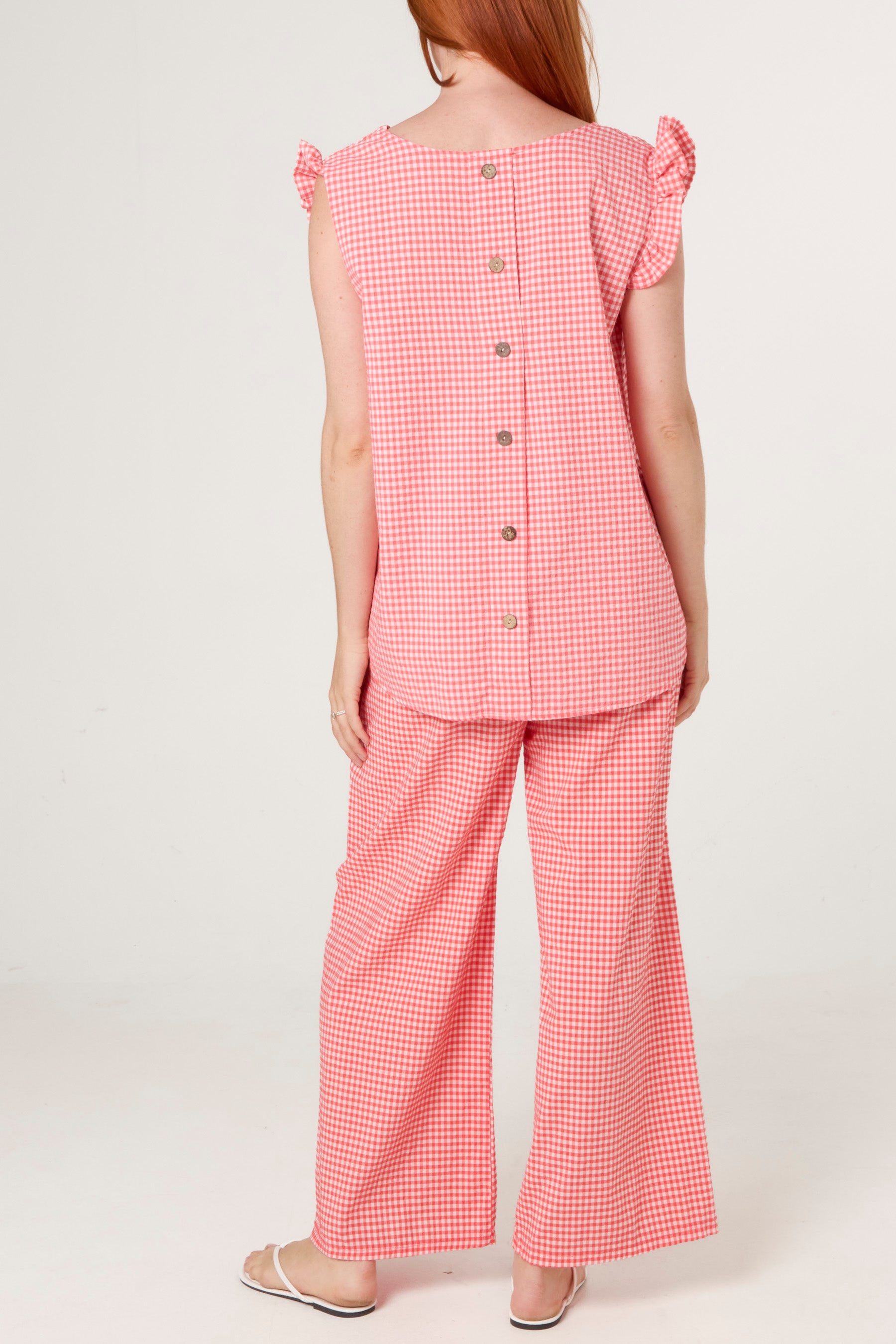Two Piece Gingham Set