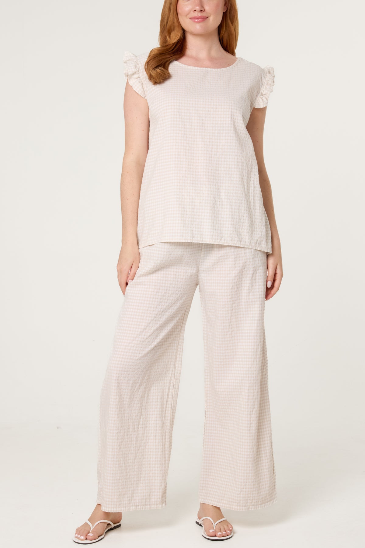 Two Piece Gingham Set