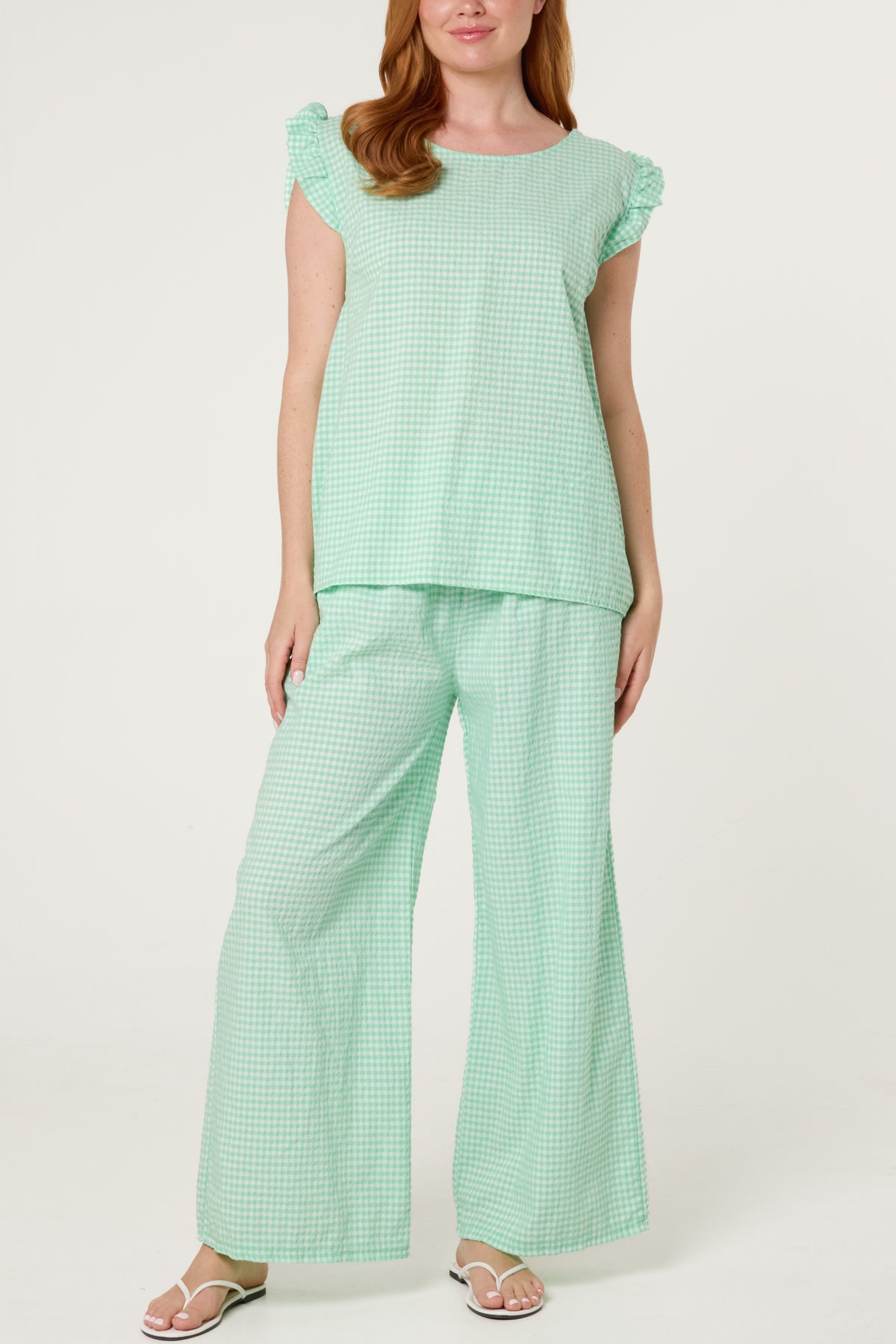 Two Piece Gingham Set