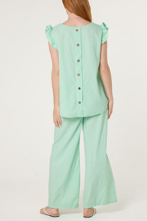 Two Piece Gingham Set
