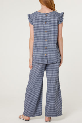 Two Piece Gingham Set