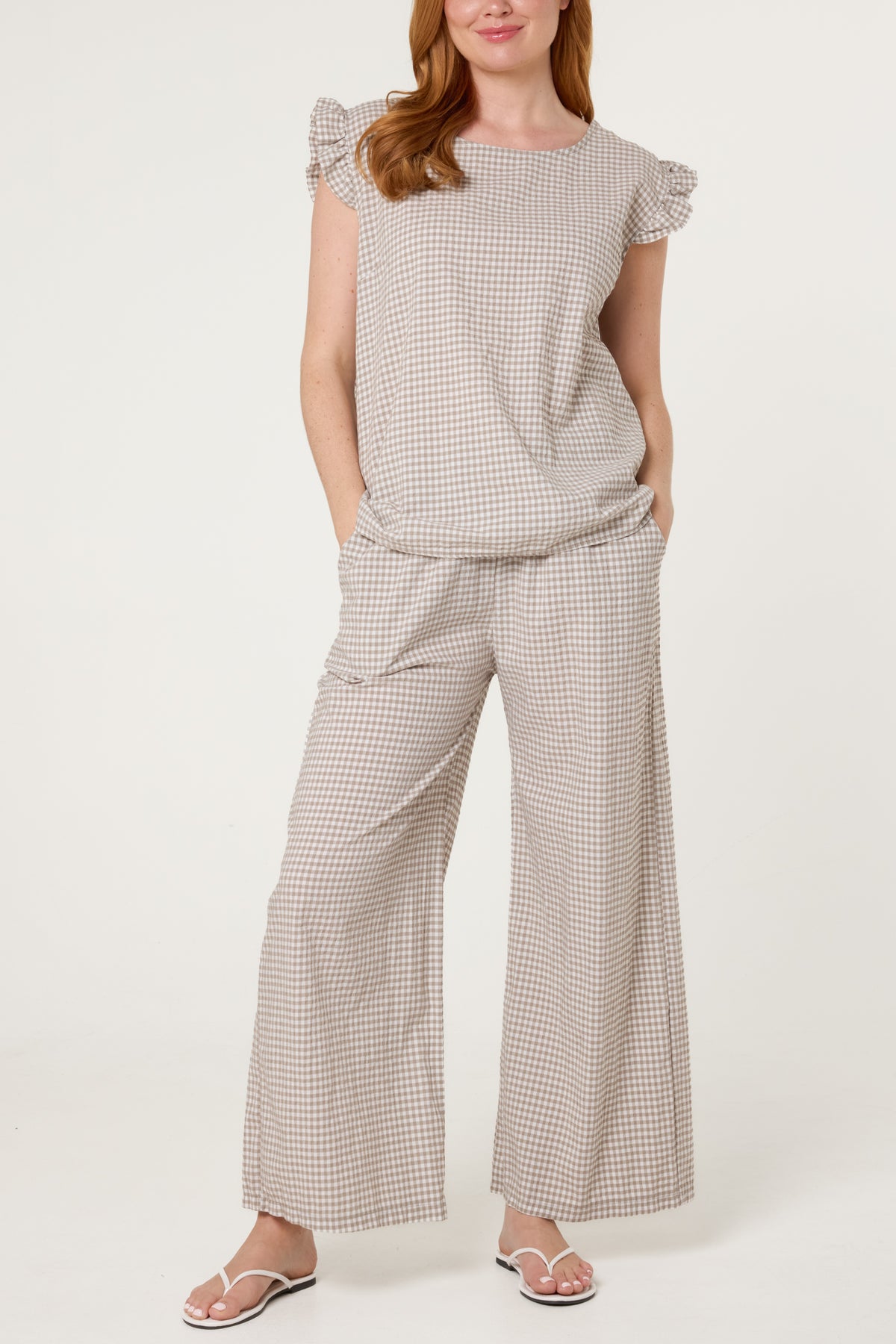 Two Piece Gingham Set