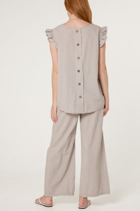 Two Piece Gingham Set