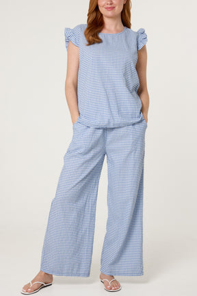 Two Piece Gingham Set