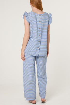 Two Piece Gingham Set