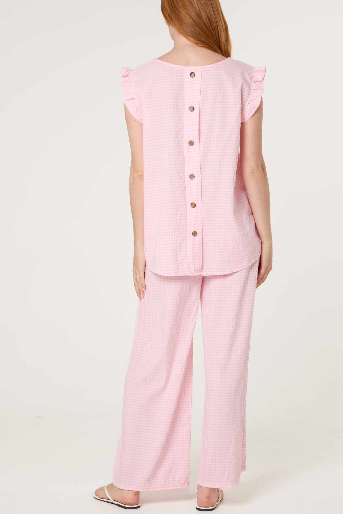 Two Piece Gingham Set