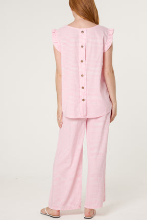 Two Piece Gingham Set