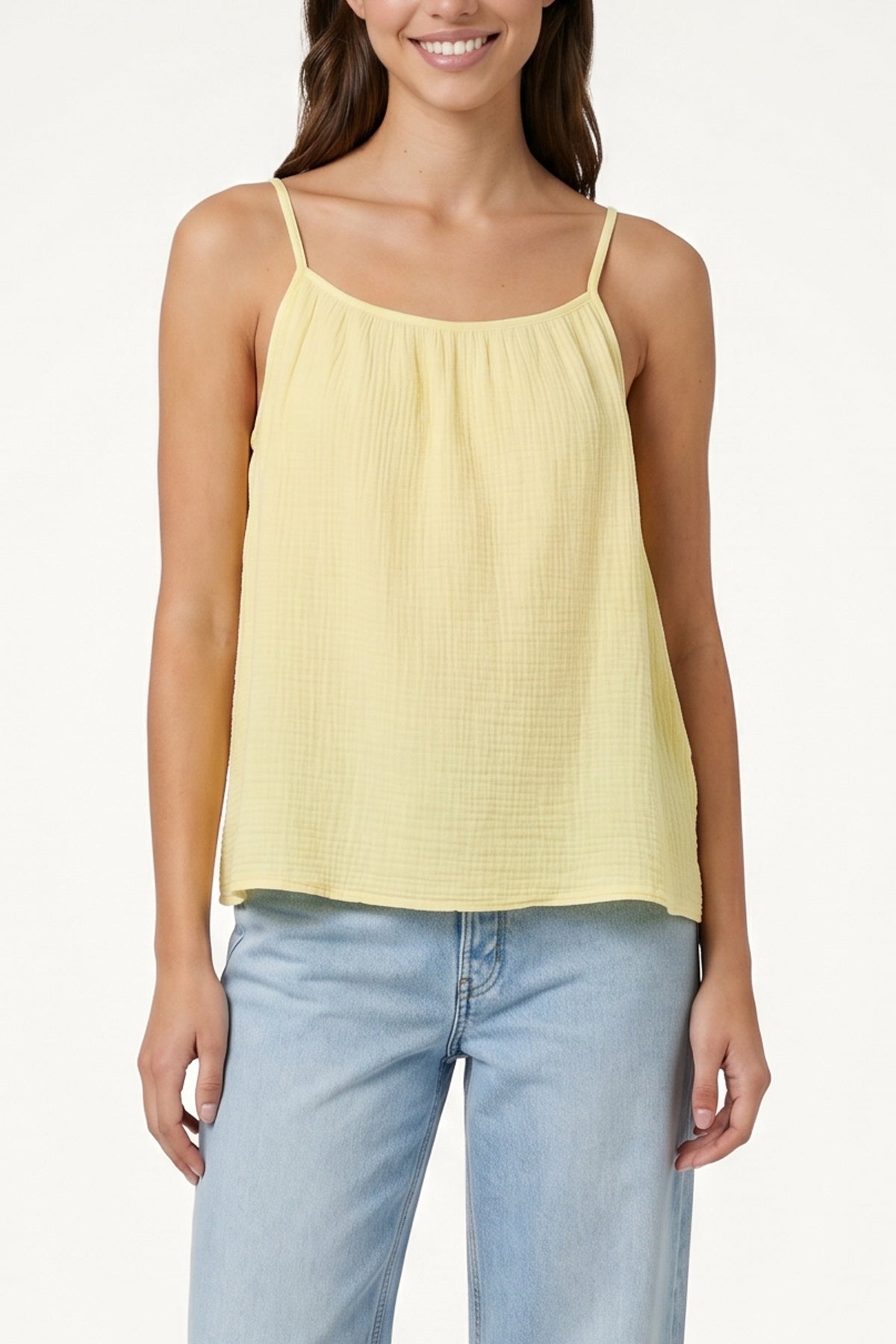Cheesecloth Strappy Cotton Top
