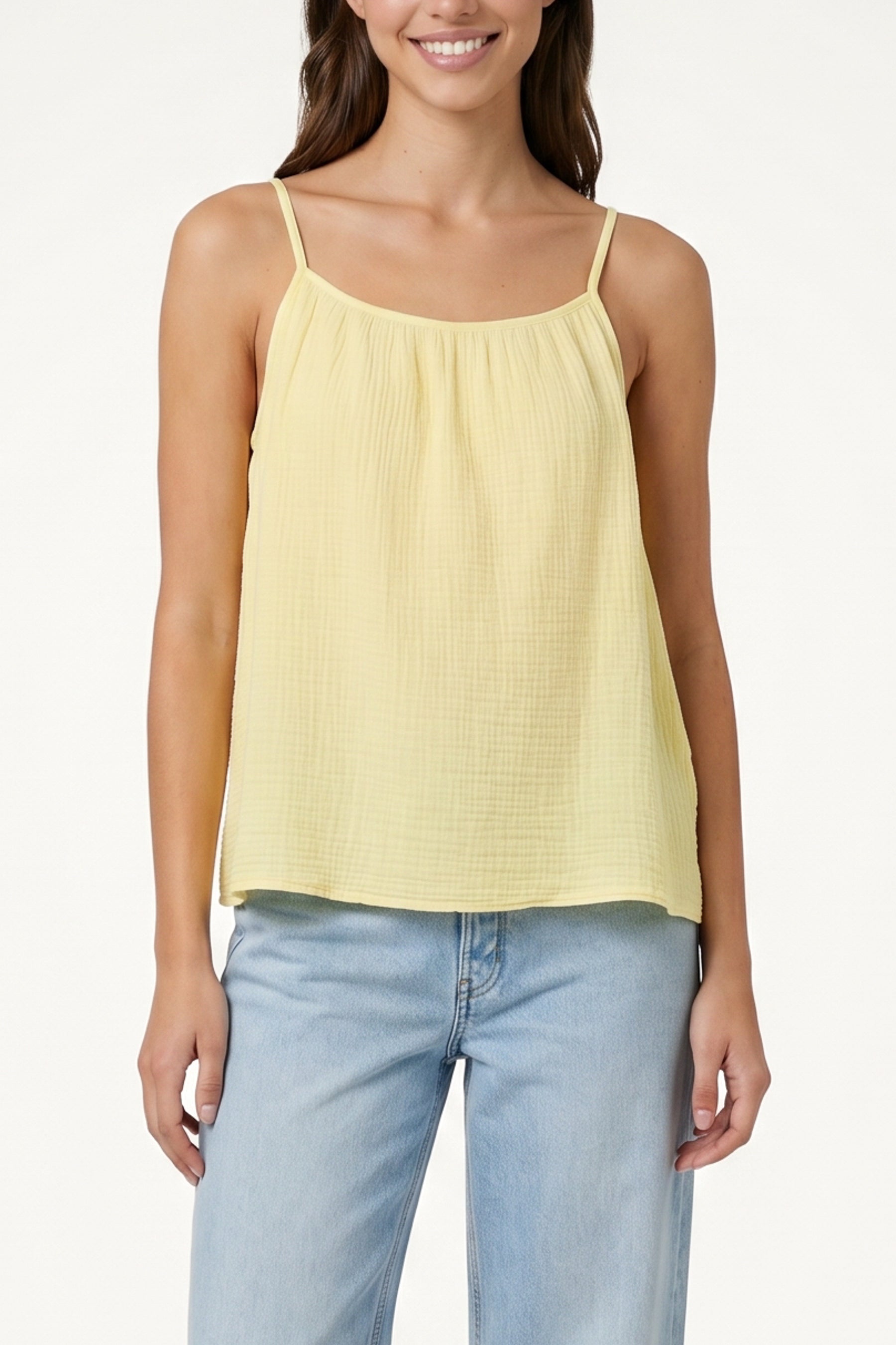 Cheesecloth Strappy Cotton Top