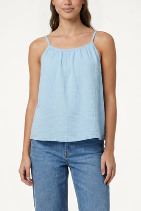 Cheesecloth Strappy Cotton Top