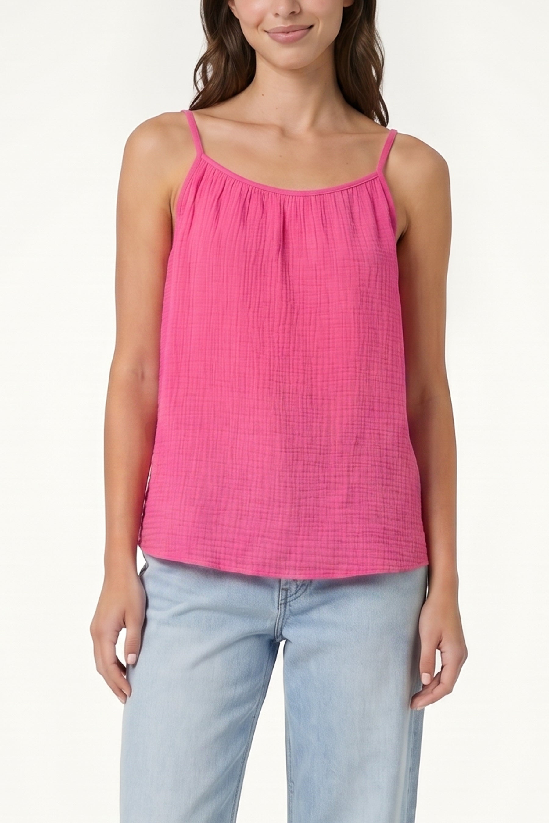 Cheesecloth Strappy Cotton Top