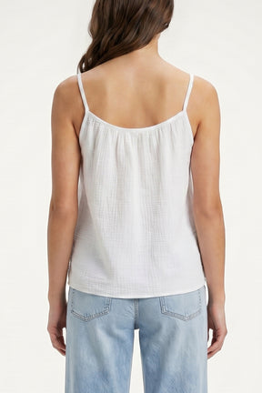Cheesecloth Strappy Cotton Top