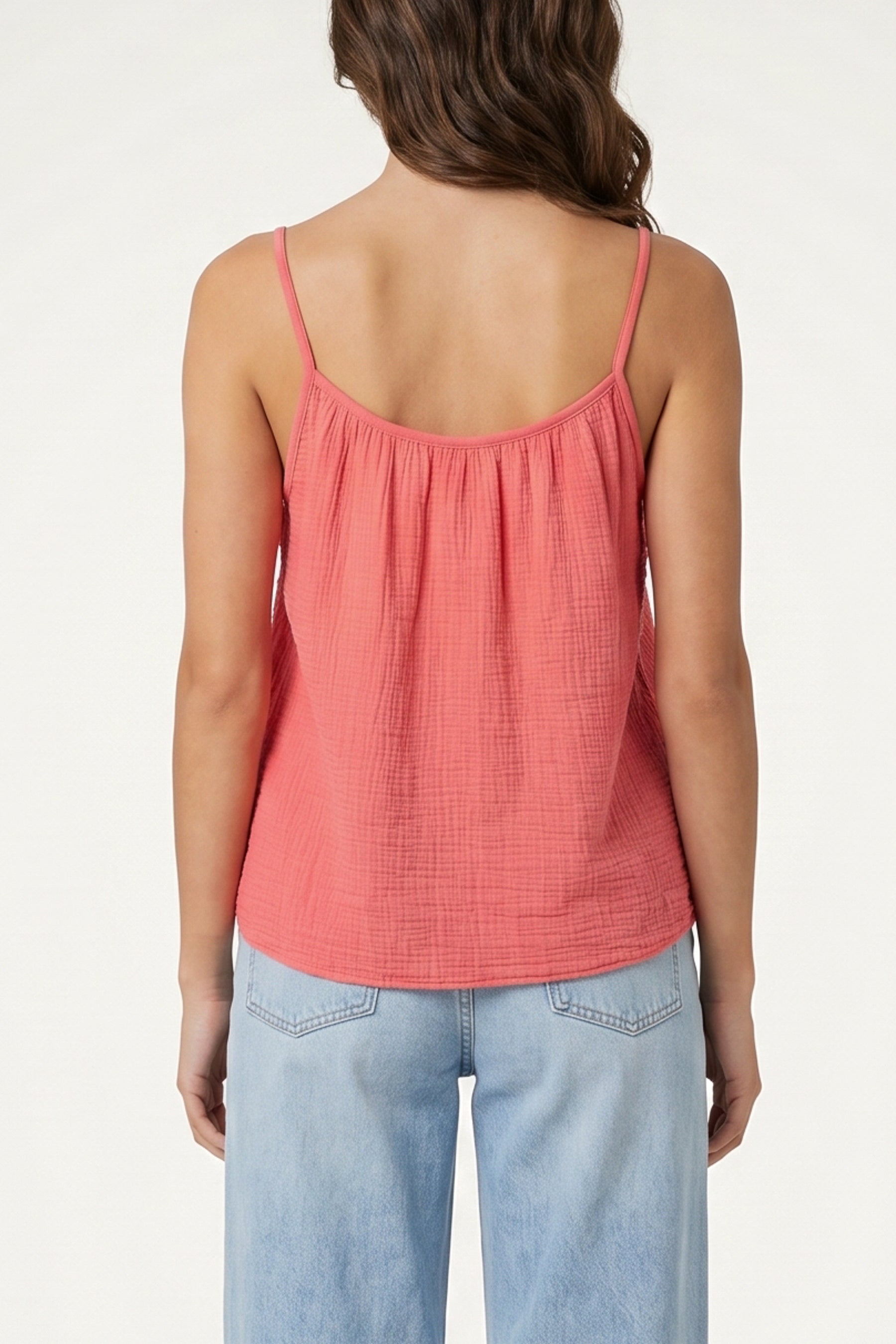 Cheesecloth Strappy Cotton Top