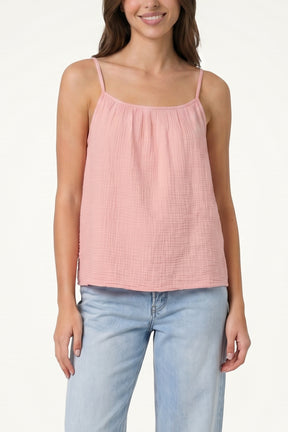 Cheesecloth Strappy Cotton Top
