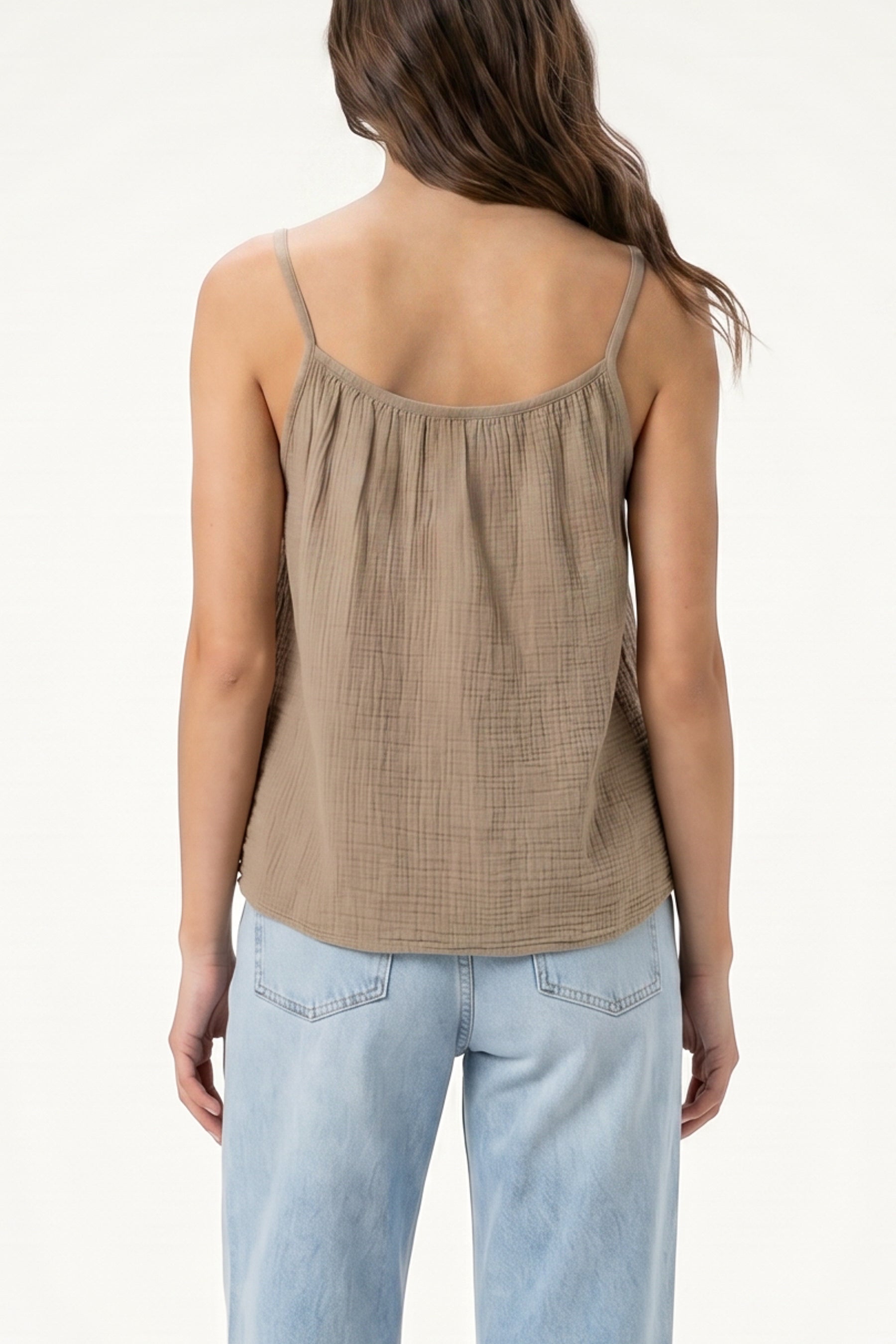 Cheesecloth Strappy Cotton Top