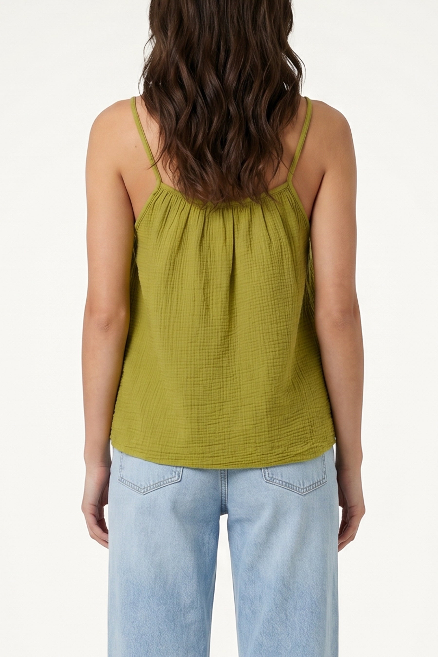 Cheesecloth Strappy Cotton Top