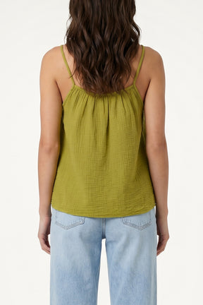 Cheesecloth Strappy Cotton Top