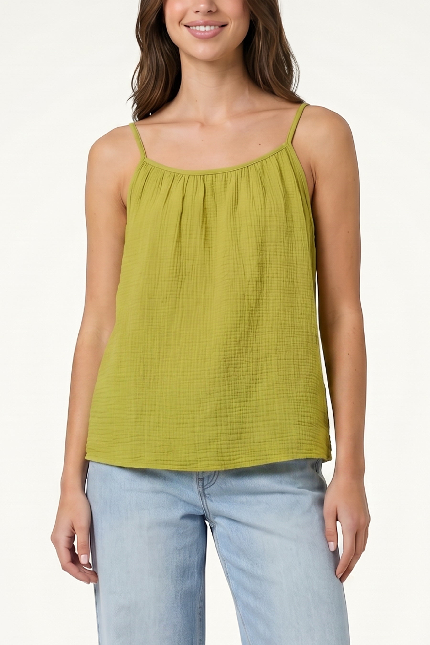 Cheesecloth Strappy Cotton Top