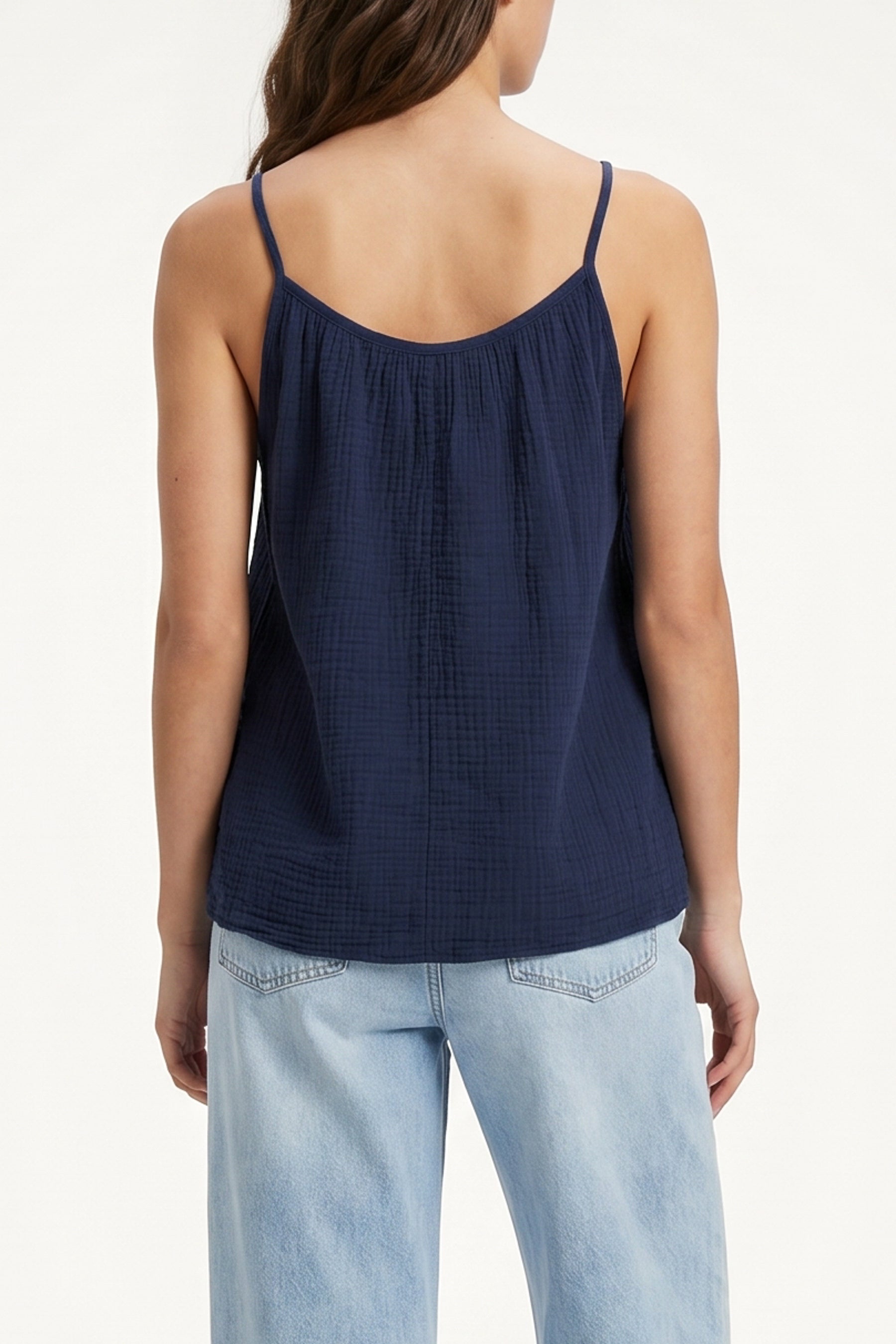 Cheesecloth Strappy Cotton Top
