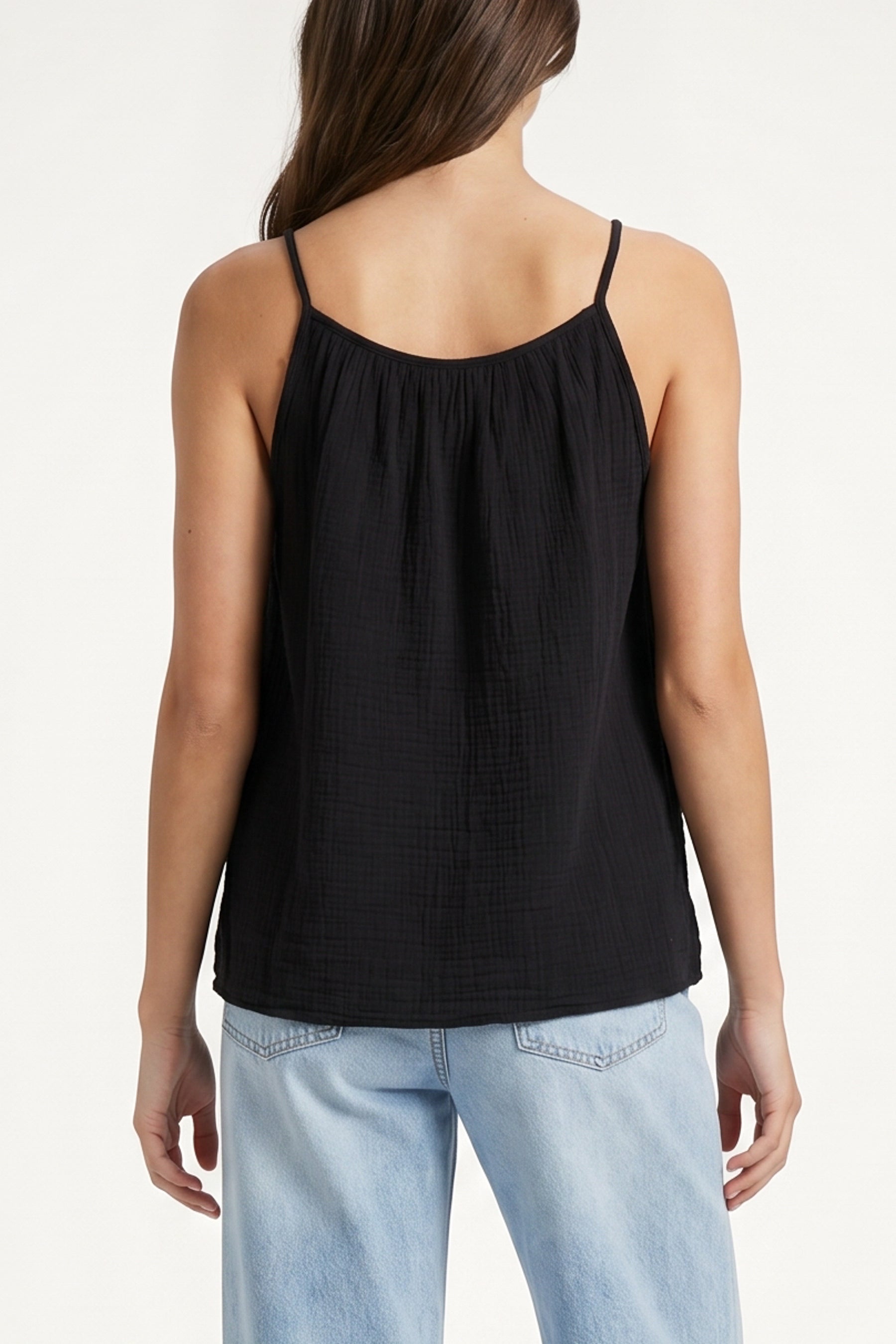 Cheesecloth Strappy Cotton Top