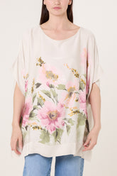 Soft Touch Flowerly Patterned Top