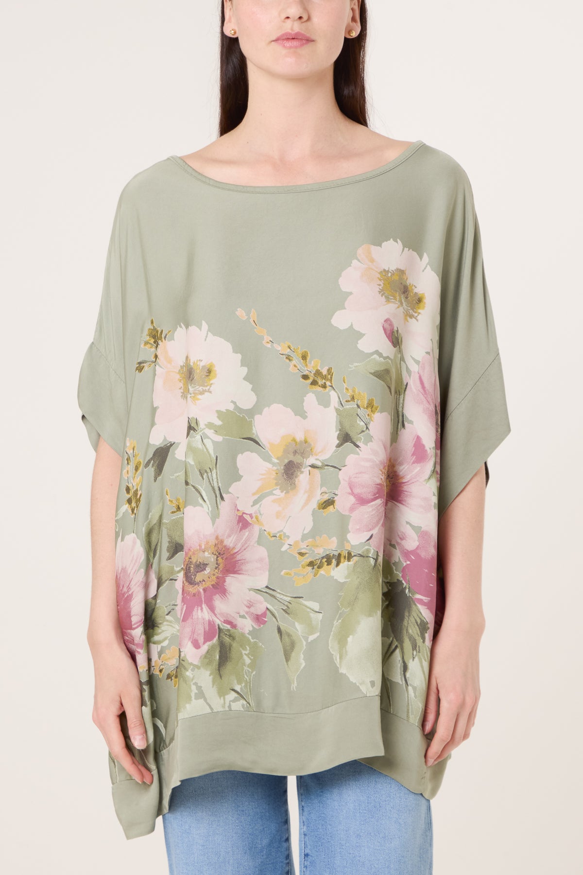 Soft Touch Flowerly Patterned Top