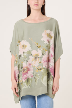 Soft Touch Flowerly Patterned Top