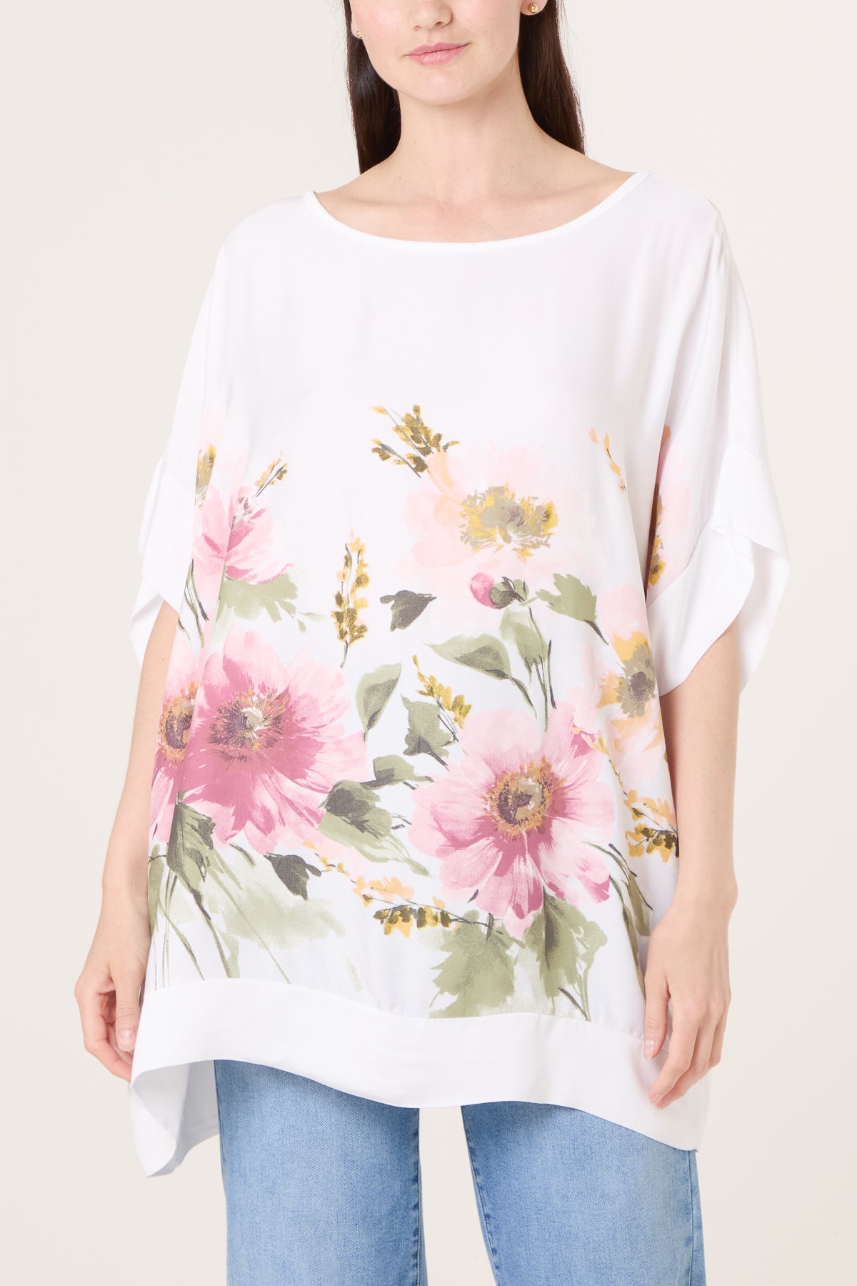 Soft Touch Flowerly Patterned Top