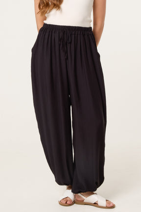 Loose Cuff Trousers With Pockets