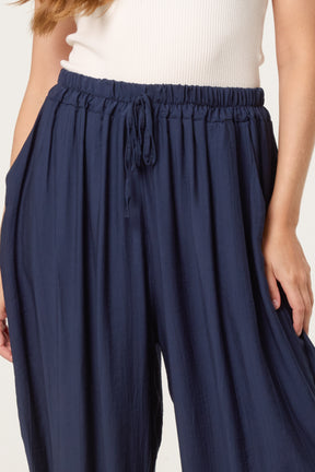 Loose Cuff Trousers With Pockets