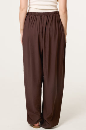 Loose Cuff Trousers With Pockets