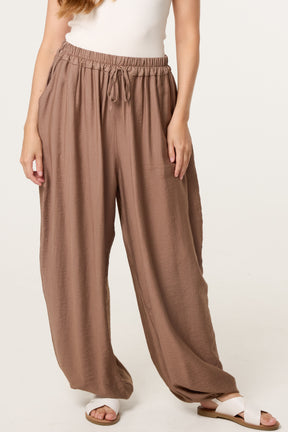 Loose Cuff Trousers With Pockets