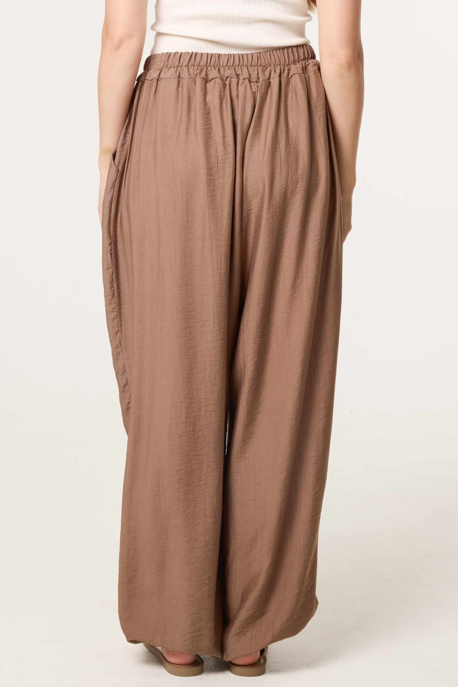 Loose Cuff Trousers With Pockets