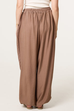 Loose Cuff Trousers With Pockets