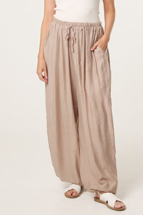 Loose Cuff Trousers With Pockets