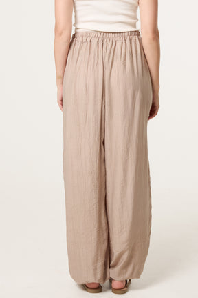 Loose Cuff Trousers With Pockets