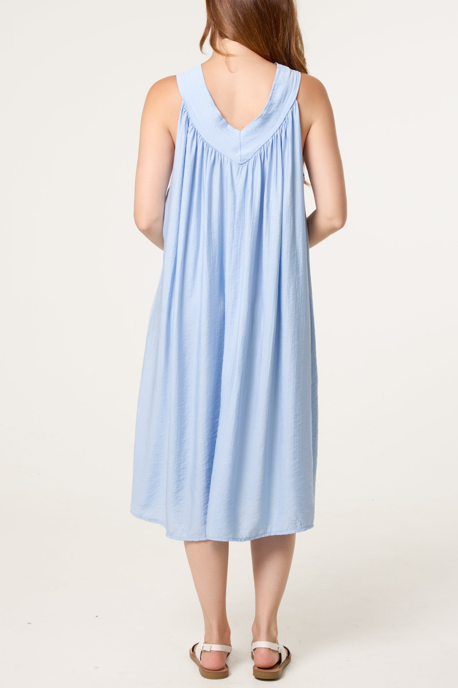 Essential V-Neck Midi Dress