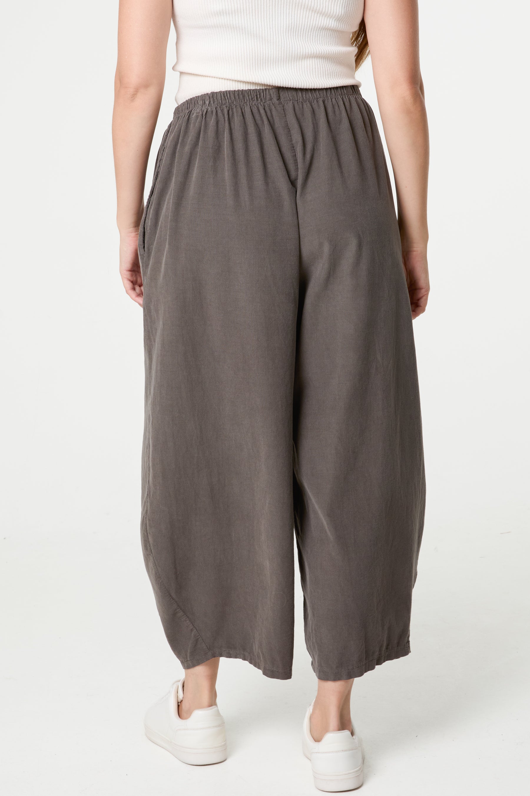 Courdroy Elasticated Waist Trousers
