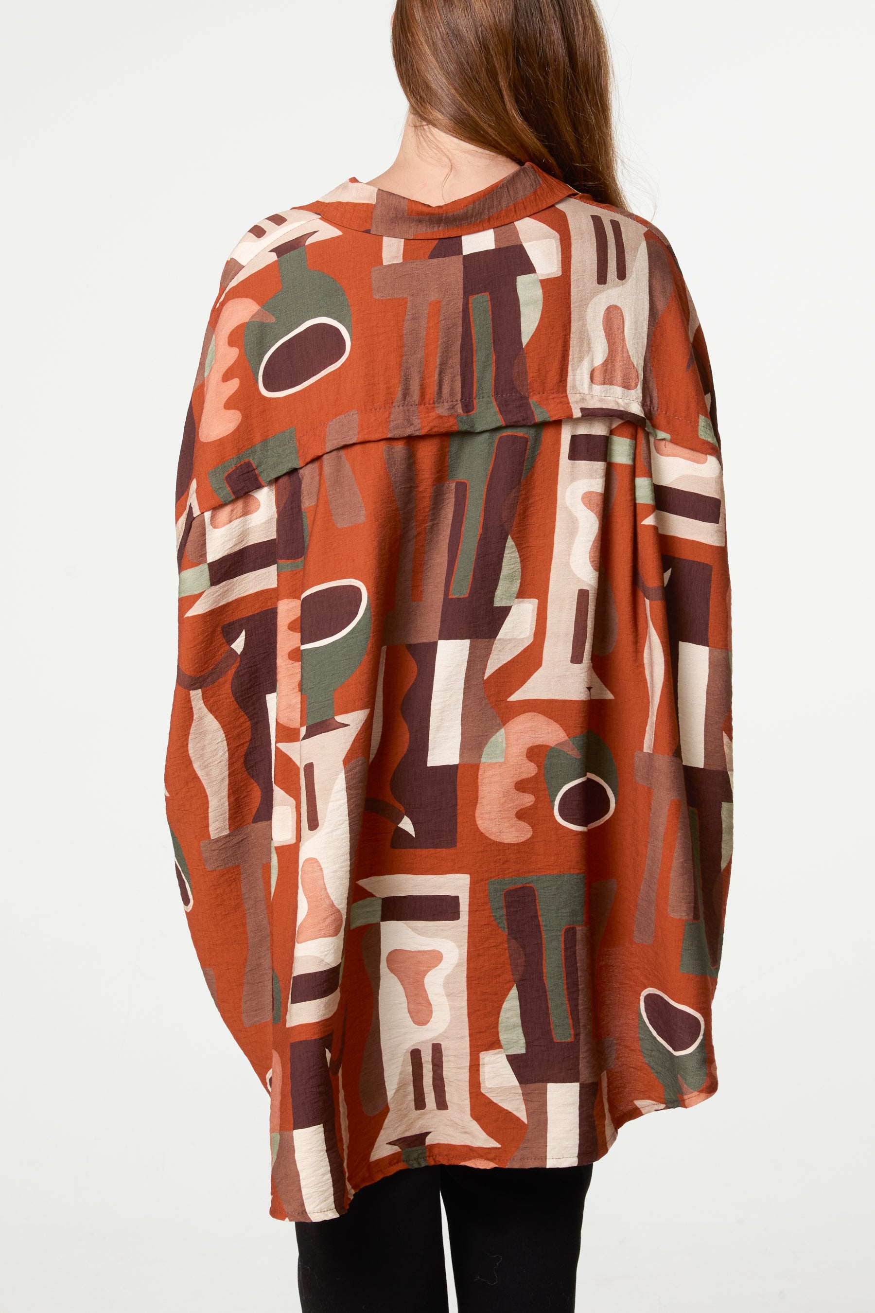 Patterned Geo Shirt