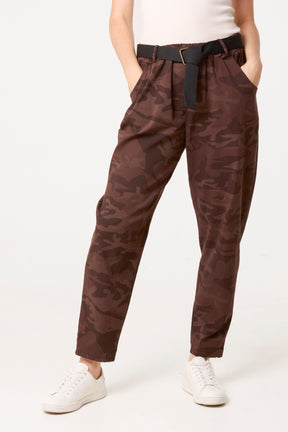 Belted Camouflage Trousers
