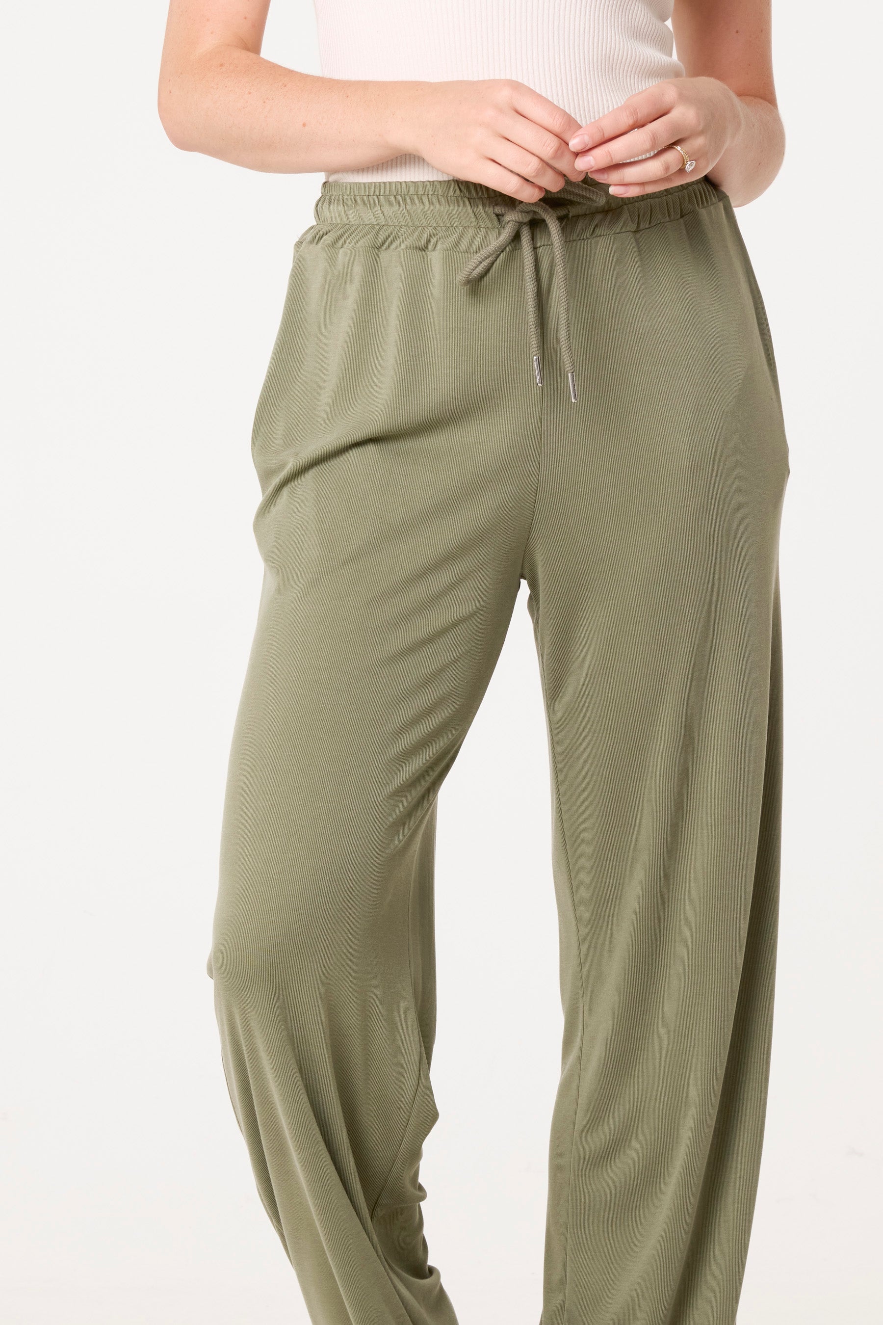 Straight Leg Jersey Bottoms