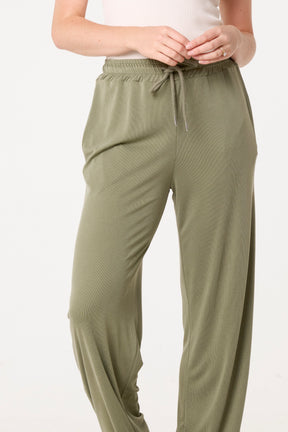 Straight Leg Jersey Bottoms