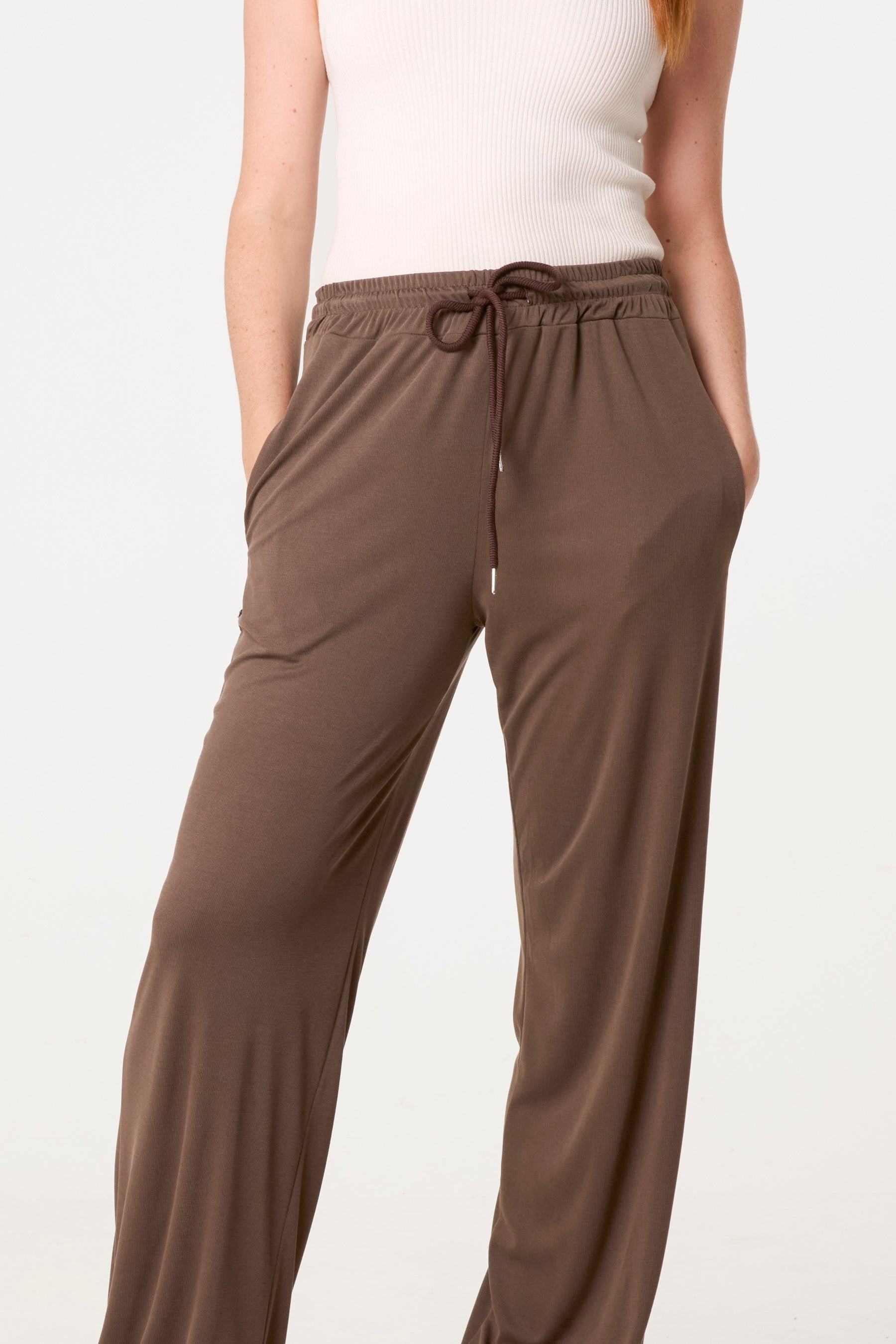Straight Leg Jersey Bottoms