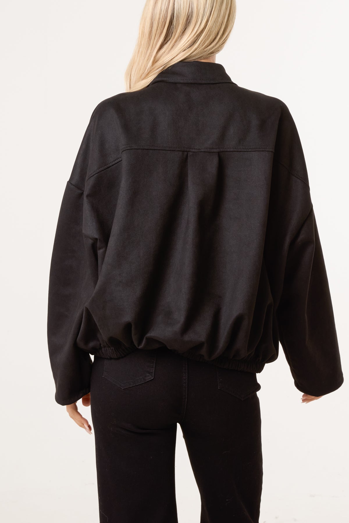 Zip Through Balloon Jacket