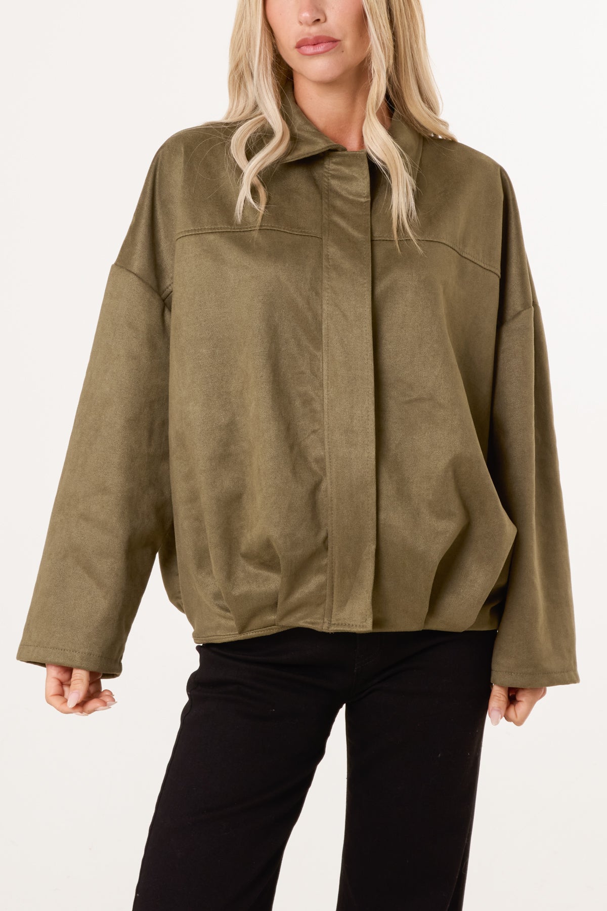 Zip Through Balloon Jacket