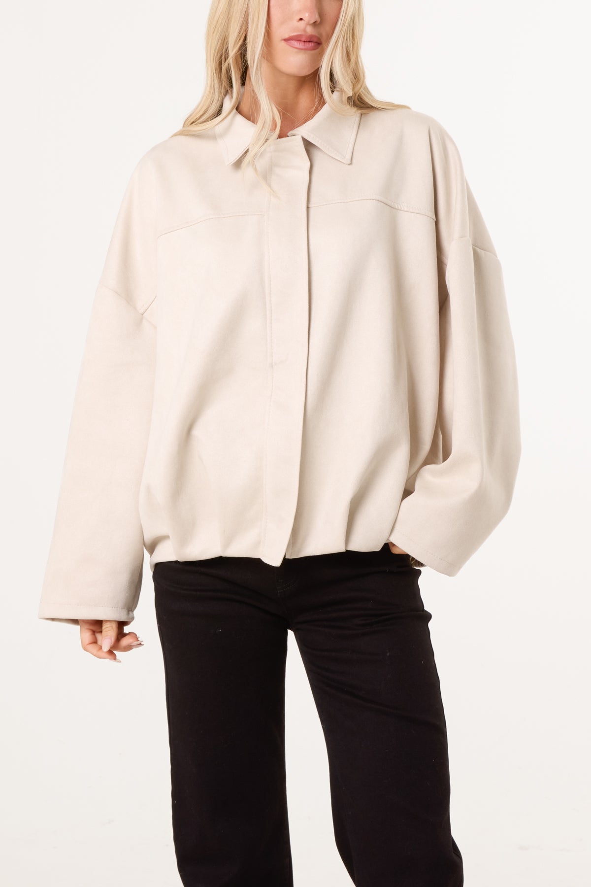 Zip Through Balloon Jacket