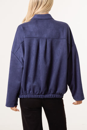 Zip Through Balloon Jacket