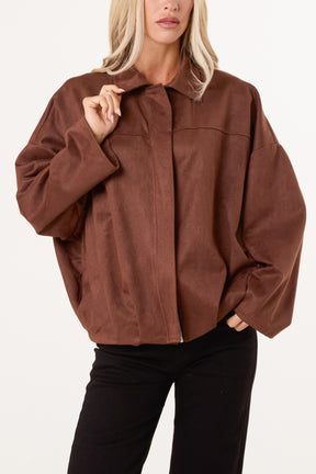 Zip Through Balloon Jacket