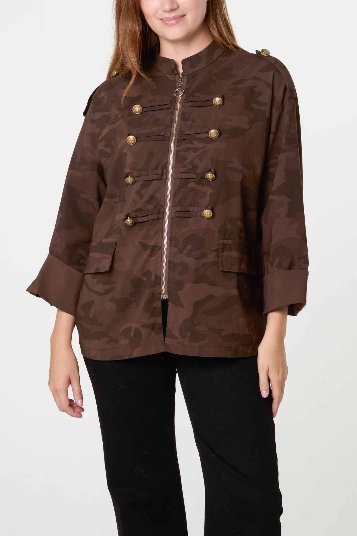 Military Band Camouflage Jacket
