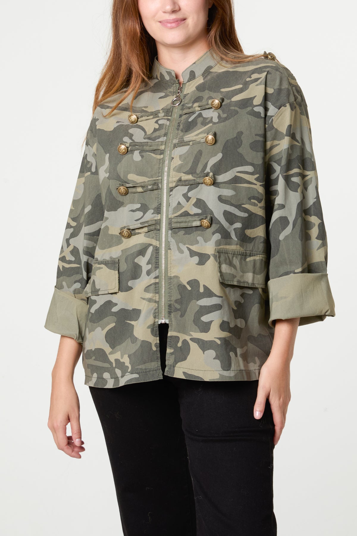 Military Band Camouflage Jacket